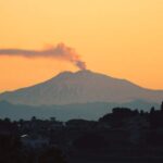 Vu du haut d'une montagne