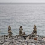 Cailloux sur la plage